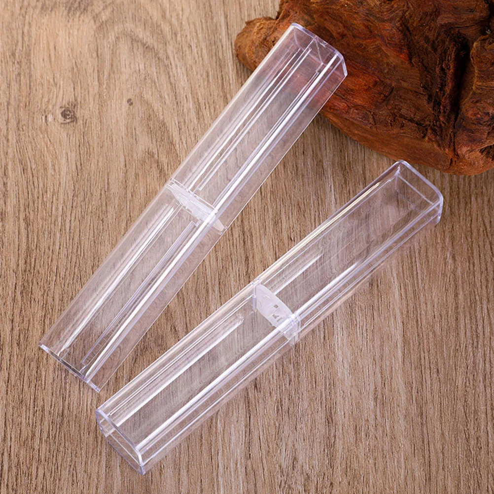 20 Pcs Crystal Pen Box Transparent Plastic Tube Storage Containers Holder Organizer For Pens Pencils Ballpoint Boxes Gift
20 Pcs Crystal Pen Box Transparent Plastic Tube Storage Containers Holder Organizer For Pens Pencils Ballpoint Boxes Gift