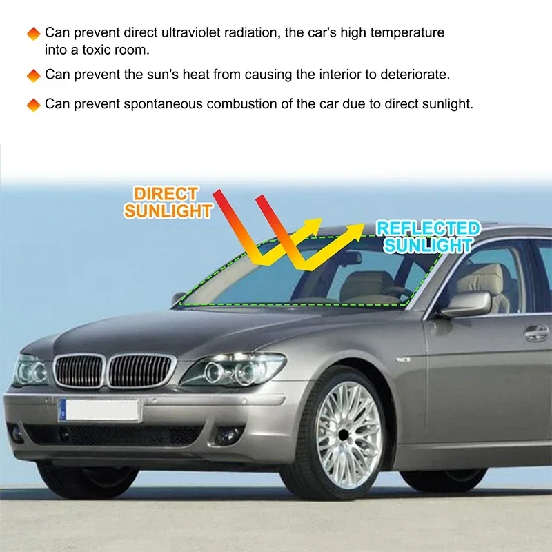 For 2005-2008 BMW 7 Series E65 E68 Silver Tape Car Thermal Curtain Shading Sunscreen Shading Pad Interior Car Accessories
For 2005-2008 BMW 7 Series E65 E68 Silver Tape Car Thermal Curtain Shading Sunscreen Shading Pad Interior Car Accessories