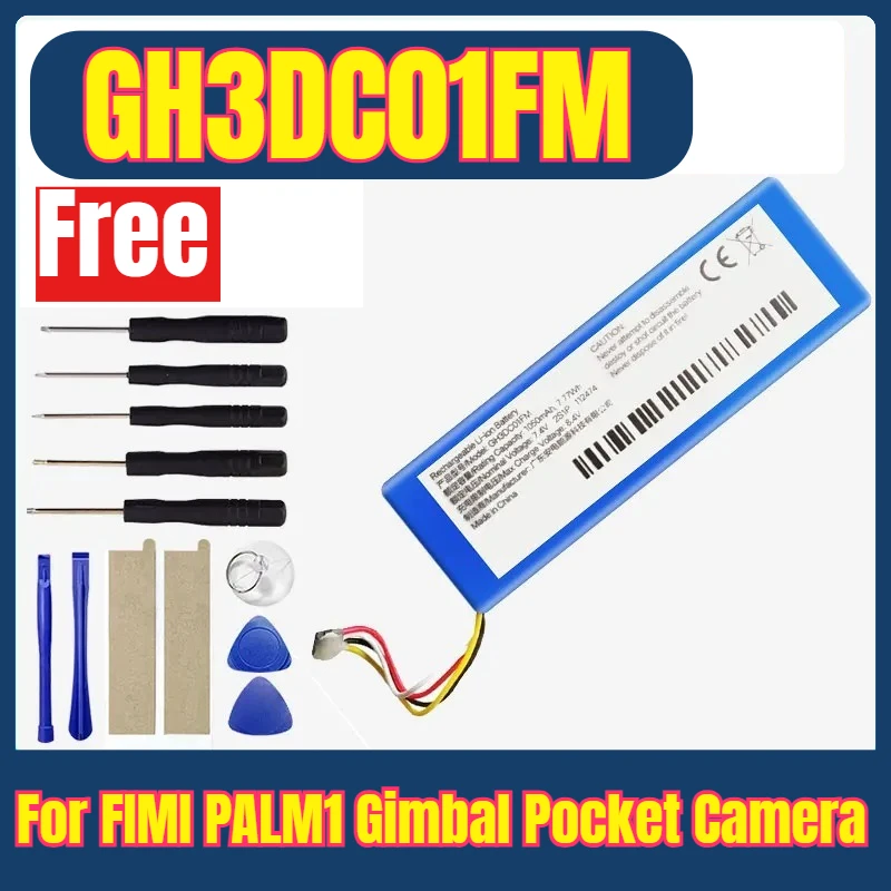 GH3DC01FM 1050mAh Polymer Li-Ion Battery for FIMI PALM1 Gimbal Pocket Camera 2S1P 112474 552270-2S
GH3DC01FM 1050mAh Polymer Li-Ion Battery for FIMI PALM1 Gimbal Pocket Camera 2S1P 112474 552270-2S