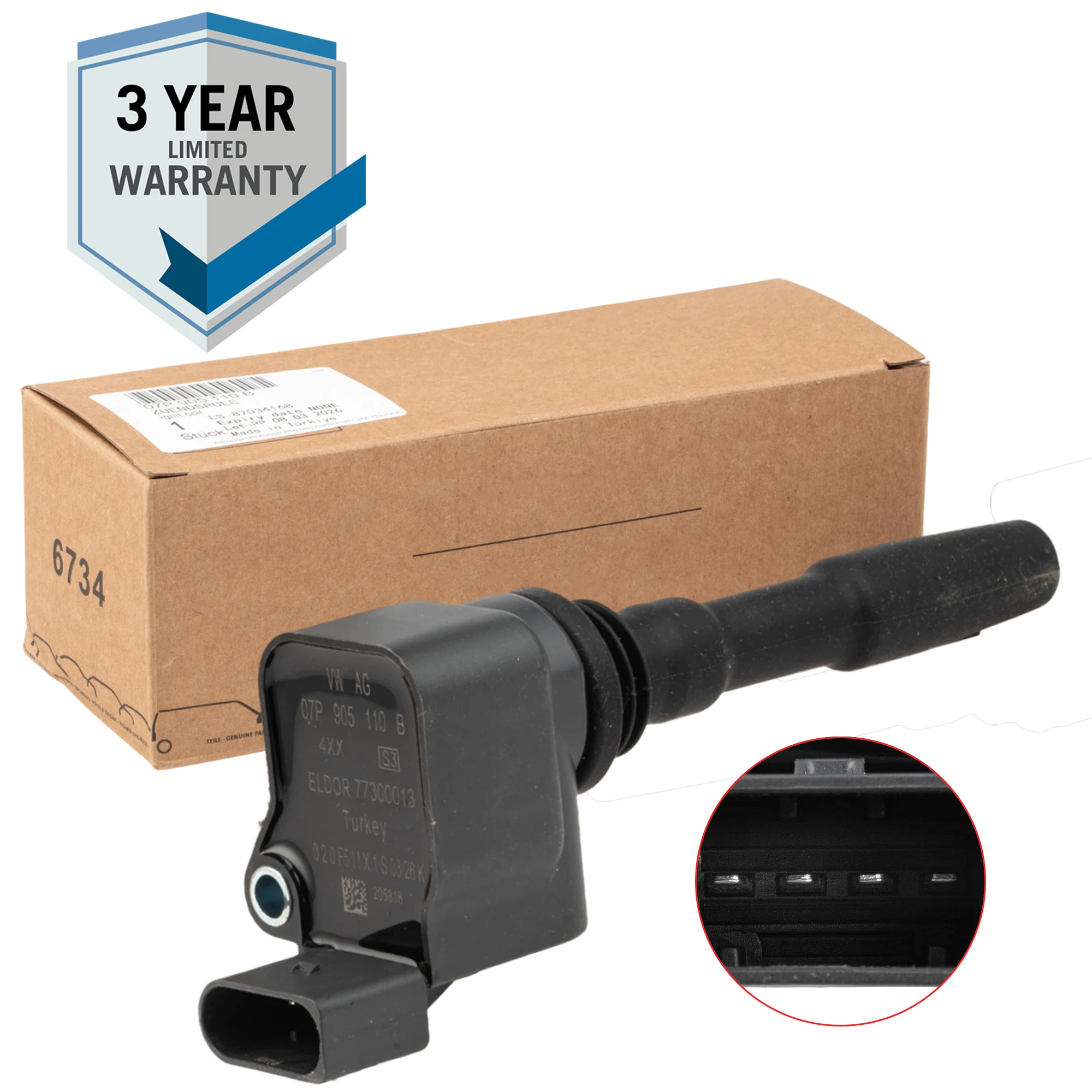 OEM Ignition Coil 07P905110B For BENTLEY Bentayga Continental Flying Spur 6.0L W12
OEM Ignition Coil 07P905110B For BENTLEY Bentayga Continental Flying Spur 6.0L W12