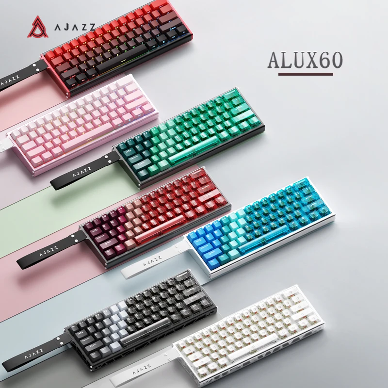 Ajazz ALUX60 Mechanical Keyboard Full Aluminum Magnetic Axis Customizable Hot Swappable Wired Game Keyboard Boy's Birthday Gift
Ajazz ALUX60 Mechanical Keyboard Full Aluminum Magnetic Axis Customizable Hot Swappable Wired Game Keyboard Boy's Birthday Gift