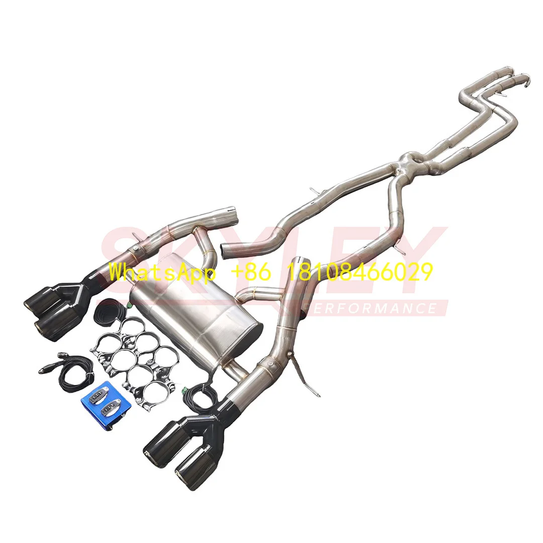 Customizable Catback Exhaust for BMW M3 F80 & M4 F82 System with Dual Rear Tips 3.0T S55 Engine Stainless Steel High Performance
Customizable Catback Exhaust for BMW M3 F80 & M4 F82 System with Dual Rear Tips 3.0T S55 Engine Stainless Steel High Performance