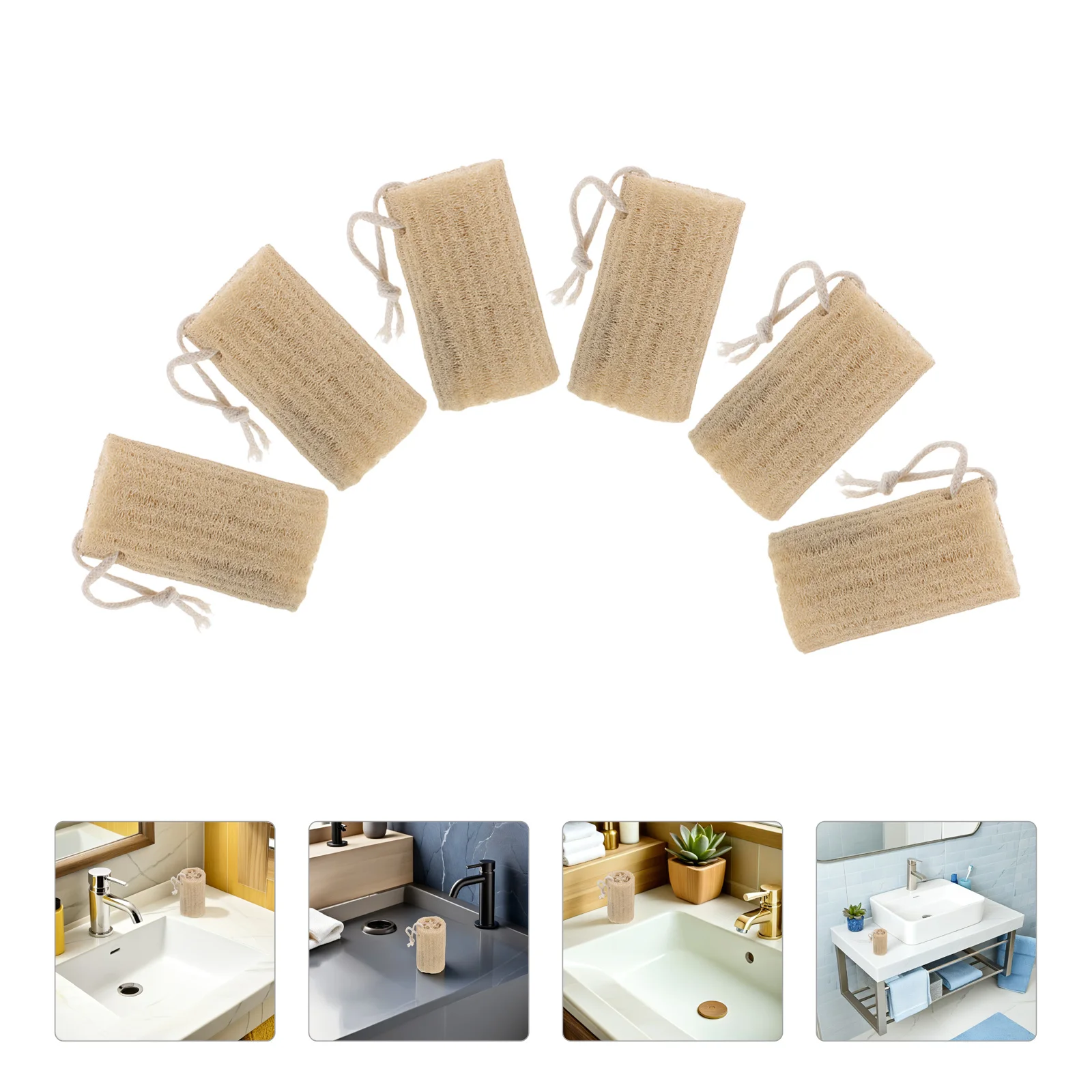 12Pcs Natural Loofah Sponge Exfoliating Body Scrubber Shower Bath Washcloth for Men Women Reusable Loofah Back Scrubber
12Pcs Natural Loofah Sponge Exfoliating Body Scrubber Shower Bath Washcloth for Men Women Reusable Loofah Back Scrubber