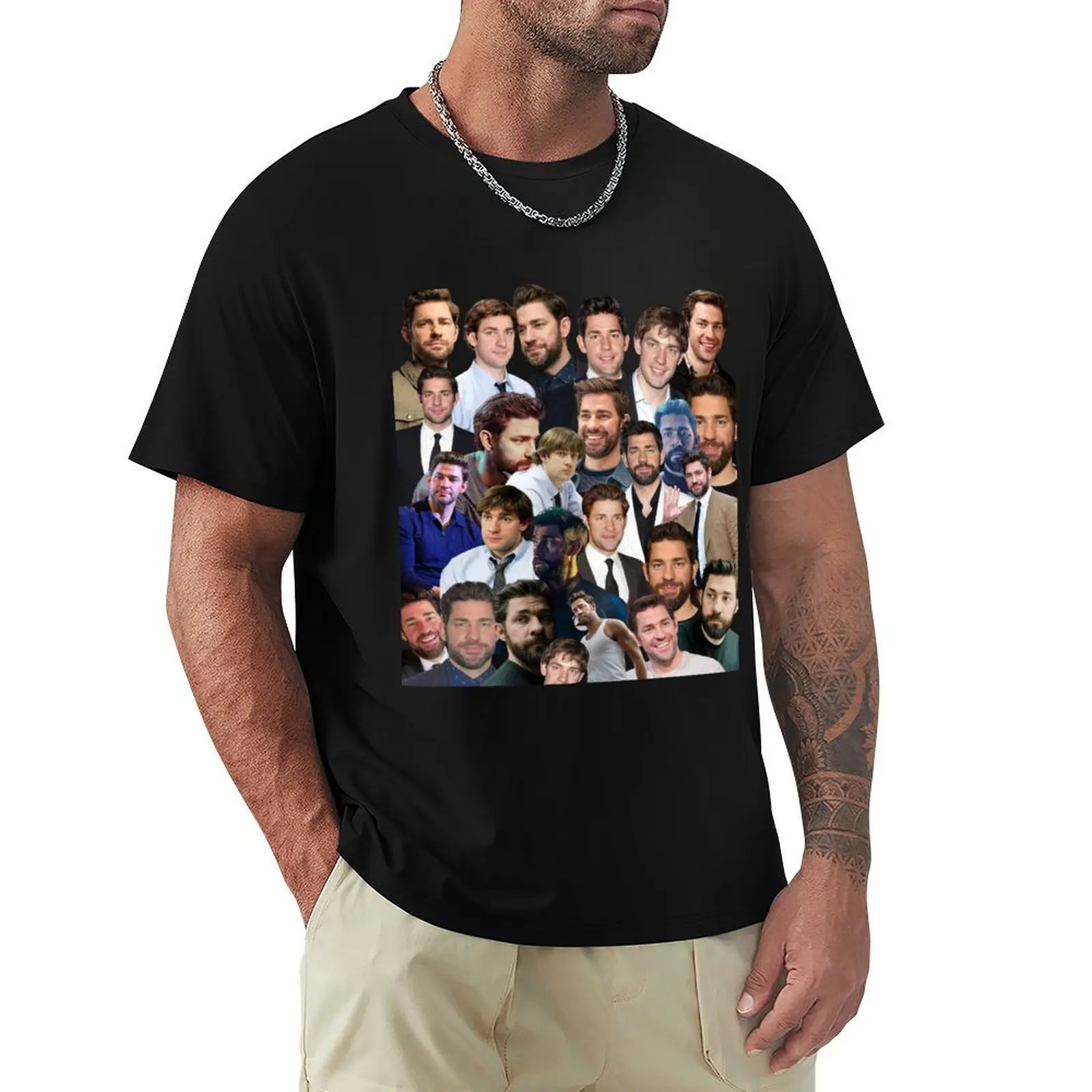 John Krasinski Photo Collage T-Shirt Holiday Casual Short Sleeve Top
John Krasinski Photo Collage T-Shirt Holiday Casual Short Sleeve Top