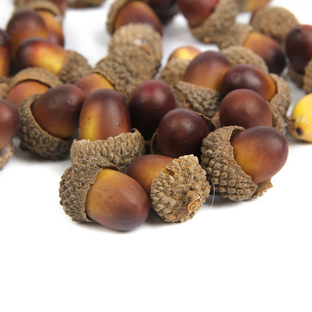60 Pcs Acorn Fake Nuts Acorns Decorating Toy for Christmas Tree Craft Decoration Ornaments Figurines Toys
60 Pcs Acorn Fake Nuts Acorns Decorating Toy for Christmas Tree Craft Decoration Ornaments Figurines Toys