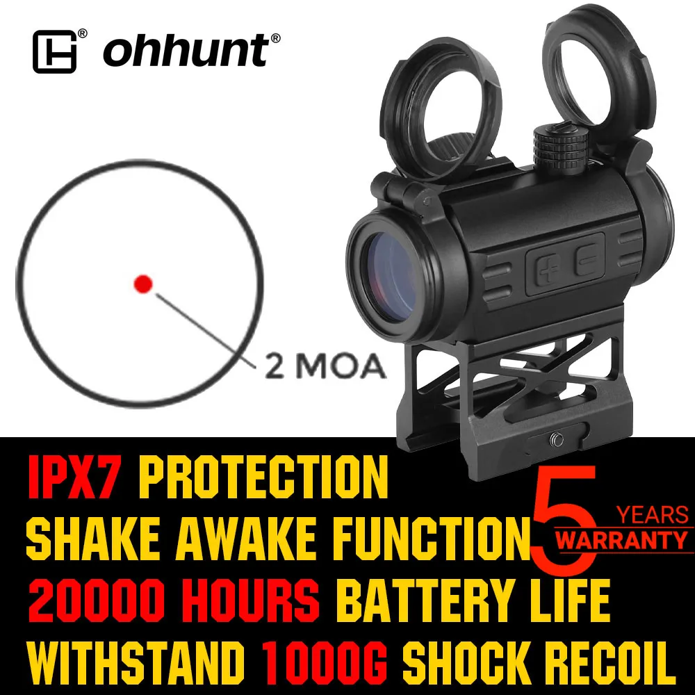 Оптический прицел ohhunt 1X20 Red Dot Sight 2 MOA с креплением для установки на стойку для охоты
Оптический прицел ohhunt 1X20 Red Dot Sight 2 MOA с креплением для установки на стойку для охоты