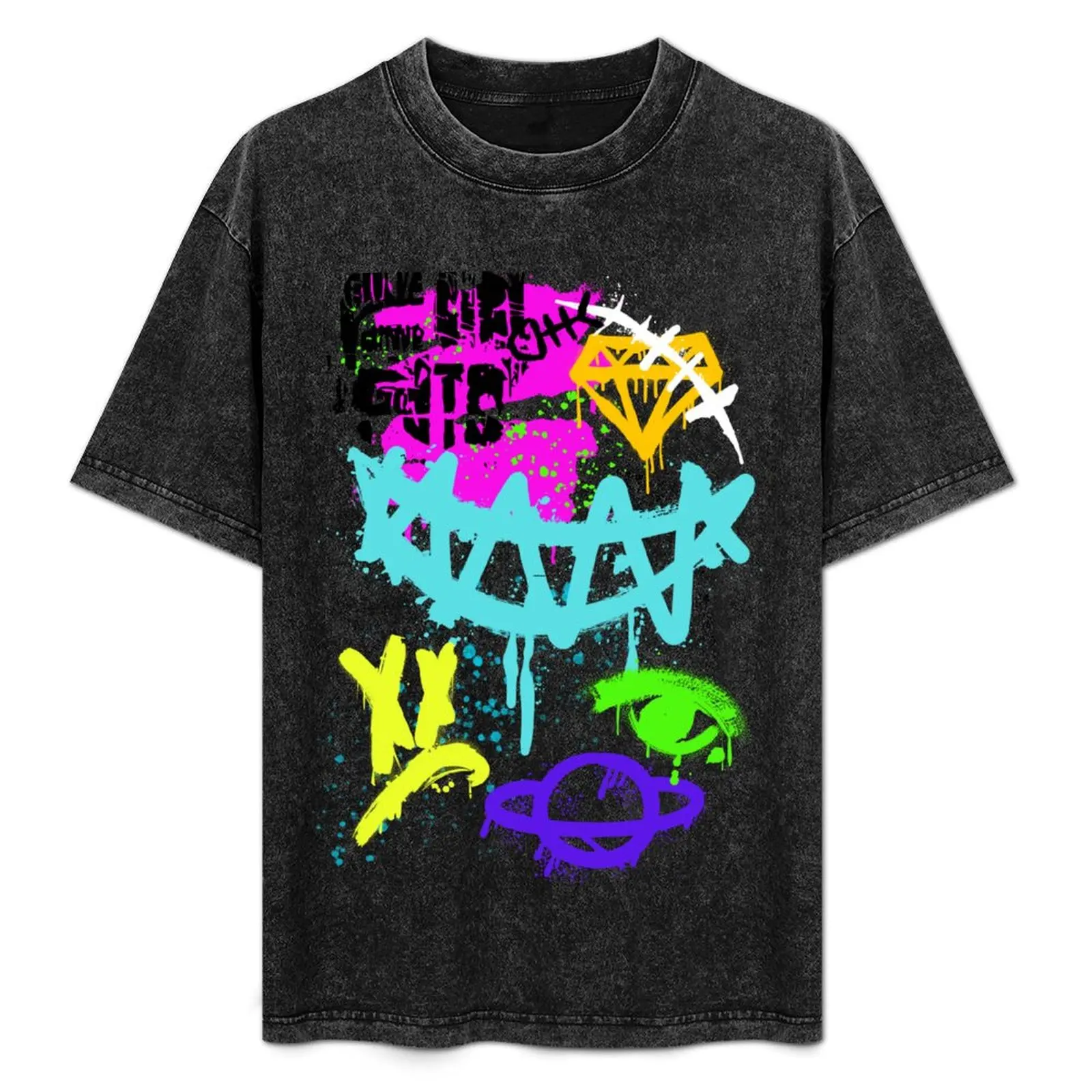 Colour Pop Grunge Smile - Graffiti Spray Paint Art T-Shirt Essential Solid Color T-Shirt
Colour Pop Grunge Smile - Graffiti Spray Paint Art T-Shirt Essential Solid Color T-Shirt