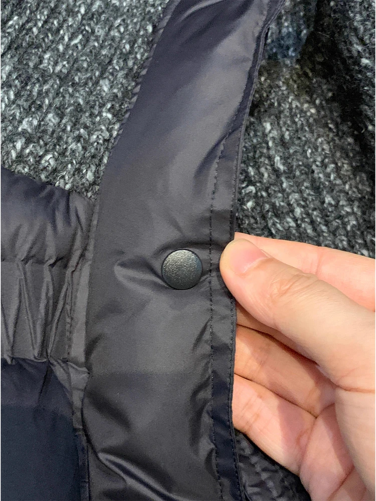 Большой размер, повседневное вязаное пальто Sve в стиле пэчворк, женское осенне-зимнее дизайнерское утягивающее хлопковое пальто, модное
Большой размер, повседневное вязаное пальто Sve в стиле пэчворк, женское осенне-зимнее дизайнерское утягивающее хлопковое пальто, модное