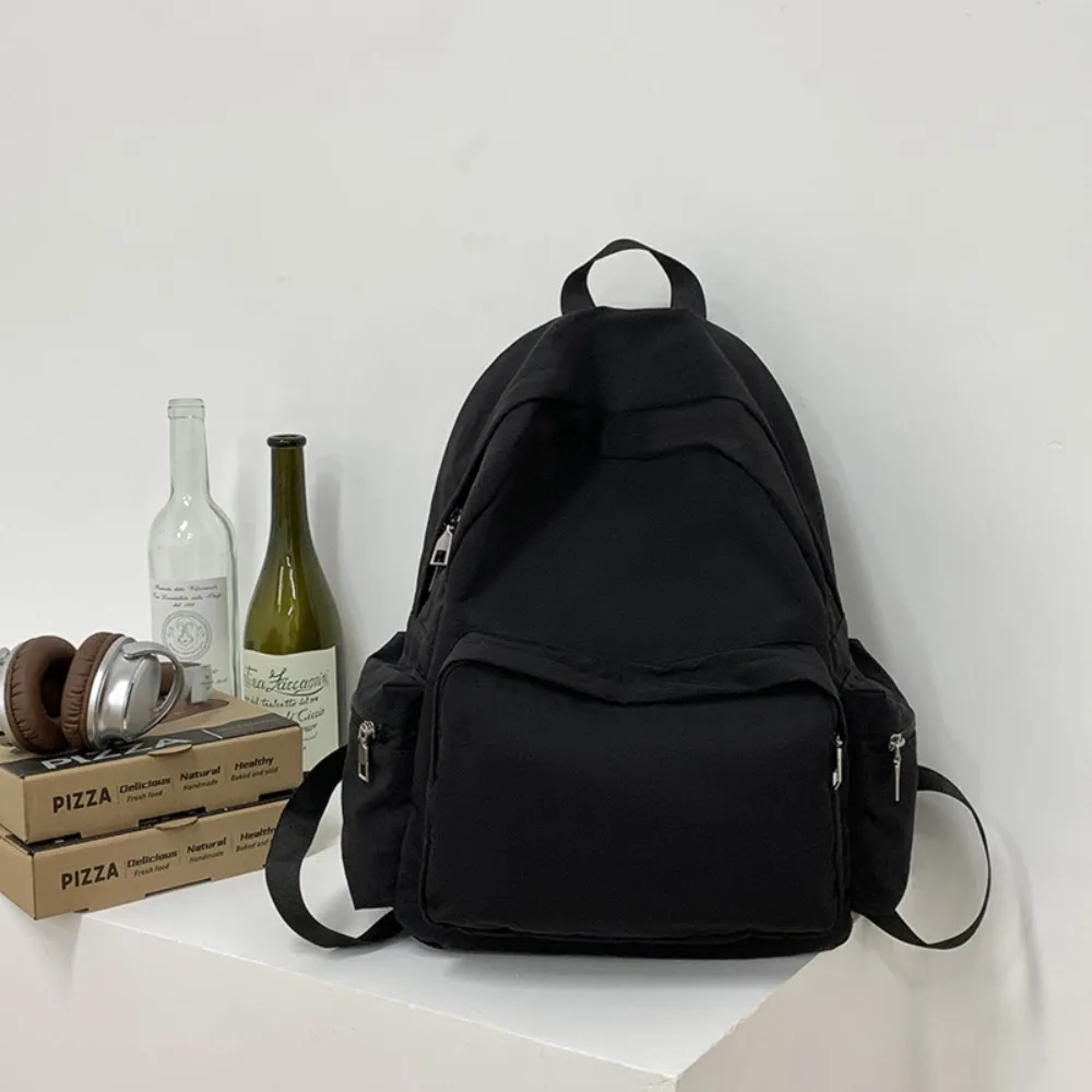 Casual Lightweight Travel Backpack Korean Style Nylon Solid Color Backpack Waterproof Large Capacity Student Schoolbag Teenagers
Casual Lightweight Travel Backpack Korean Style Nylon Solid Color Backpack Waterproof Large Capacity Student Schoolbag Teenagers