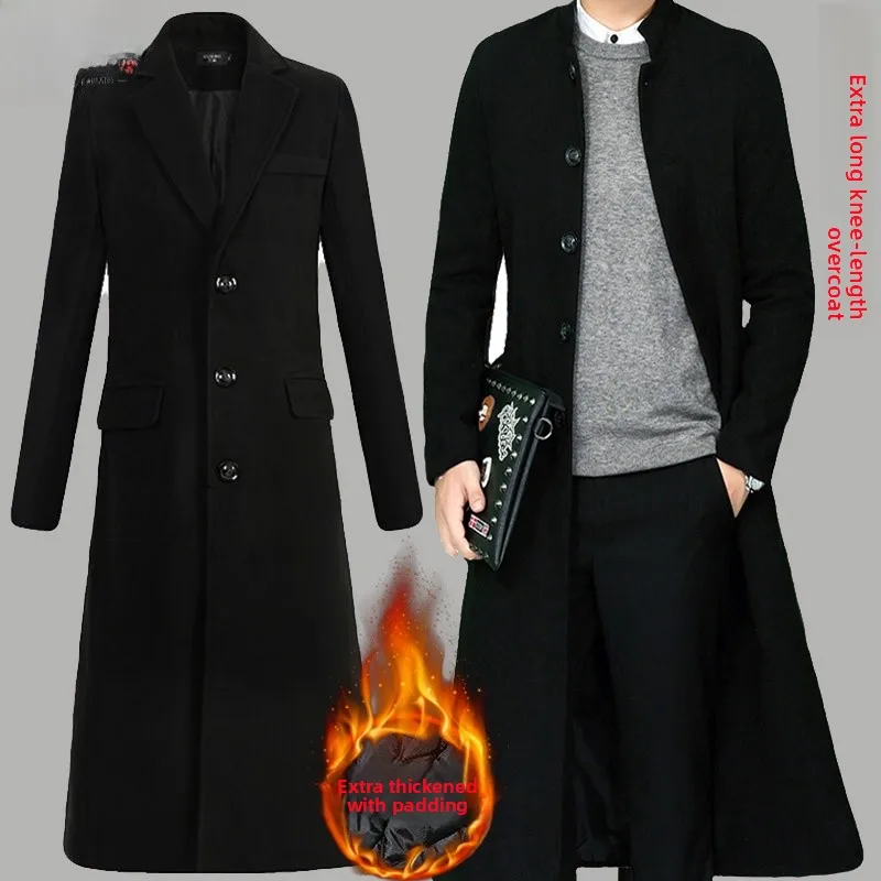 Autumn Winter Men's Long Coat Yellow Xiao Ming Shanghai Beach Style Fashionable Urban Casual Single Buttoned Suit Collar Jacket
Autumn Winter Men's Long Coat Yellow Xiao Ming Shanghai Beach Style Fashionable Urban Casual Single Buttoned Suit Collar Jacket