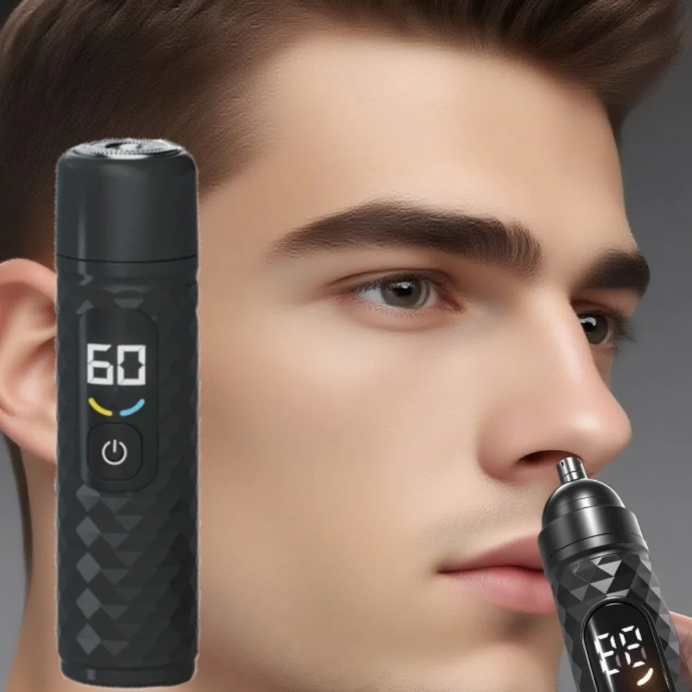 2 in 1 Electric Nose Hair Trimmer Digital Display with Replaceable Head Men's Electric Razor Fast Charging Rechargeable
2 in 1 Electric Nose Hair Trimmer Digital Display with Replaceable Head Men's Electric Razor Fast Charging Rechargeable