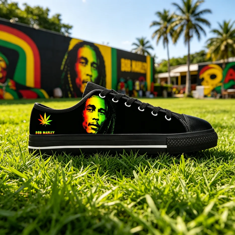 Bob Marley Printed Canvas Sneakers, Unisex Daily Walking Shoes, Fashion Custom Design
Bob Marley Printed Canvas Sneakers, Unisex Daily Walking Shoes, Fashion Custom Design