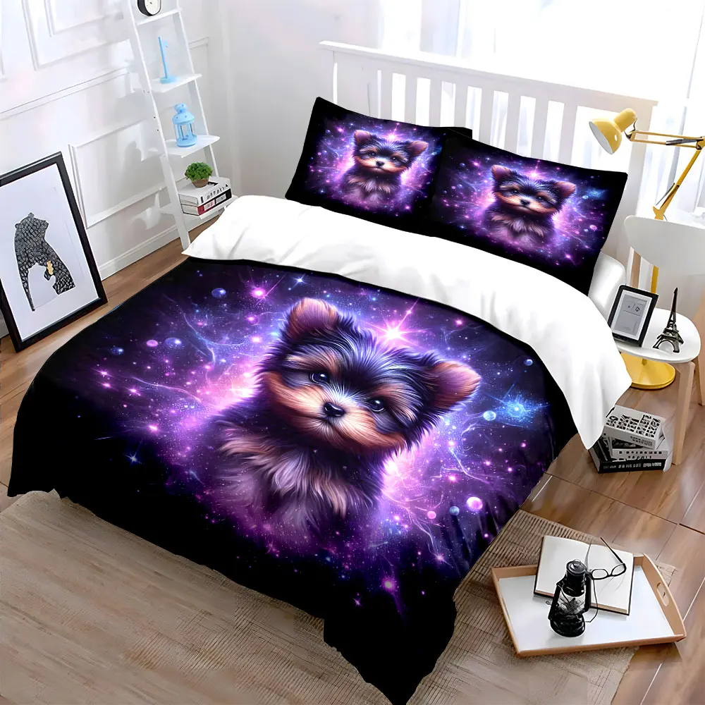 "Galaxy Puppy Decor Set" Multiple sizes kid's and adults' bedroom Exquisite 3PC bedding set, gift
"Galaxy Puppy Decor Set" Multiple sizes kid's and adults' bedroom Exquisite 3PC bedding set, gift