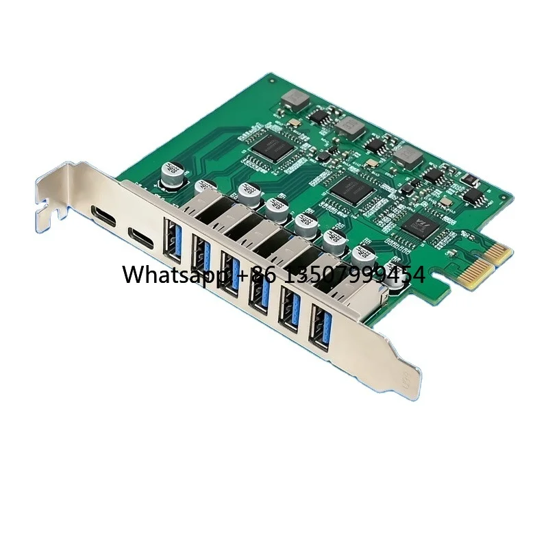PCIe X1 NEC720210 USB3.0 6A2C 5G High-Speed Industrial Control Machine Expansion Card Internal in Stock
PCIe X1 NEC720210 USB3.0 6A2C 5G High-Speed Industrial Control Machine Expansion Card Internal in Stock