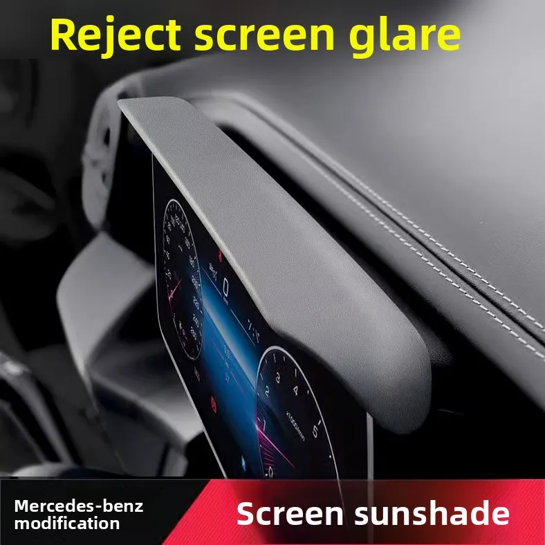 Suitable for Mercedes-Benz's New C-Class E-Class GLC Interior Modification Instrument Screen Sunshade EQE Sunshade Cover CLE
Suitable for Mercedes-Benz's New C-Class E-Class GLC Interior Modification Instrument Screen Sunshade EQE Sunshade Cover CLE