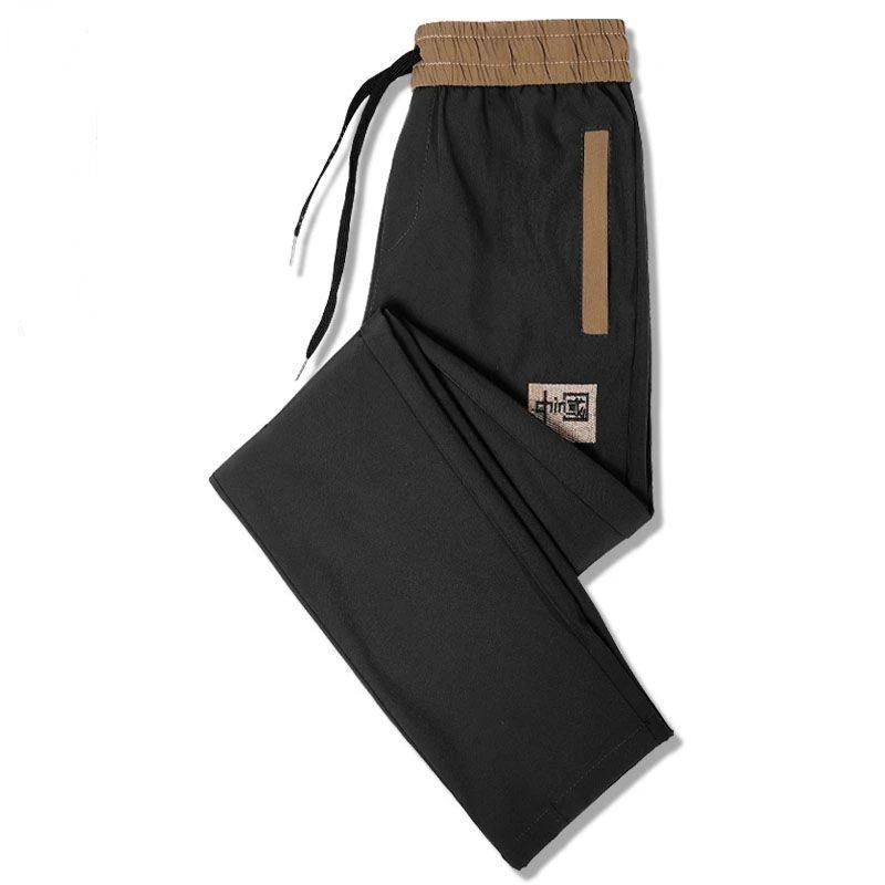 Men Long Pants Black Baggy Trouser Embroidered Man Colthing Streetwear Sporty Design Casual Solid Slim Fit Breathable Thin
Men Long Pants Black Baggy Trouser Embroidered Man Colthing Streetwear Sporty Design Casual Solid Slim Fit Breathable Thin