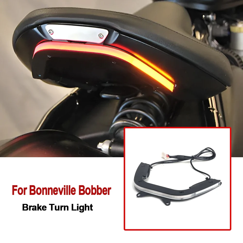 For Bonneville Bobber (2017-) Bobber Black (2018-2020) New Motorcycle Rear LED Brake Tail Light Turn Signal Indicator Lamp
For Bonneville Bobber (2017-) Bobber Black (2018-2020) New Motorcycle Rear LED Brake Tail Light Turn Signal Indicator Lamp