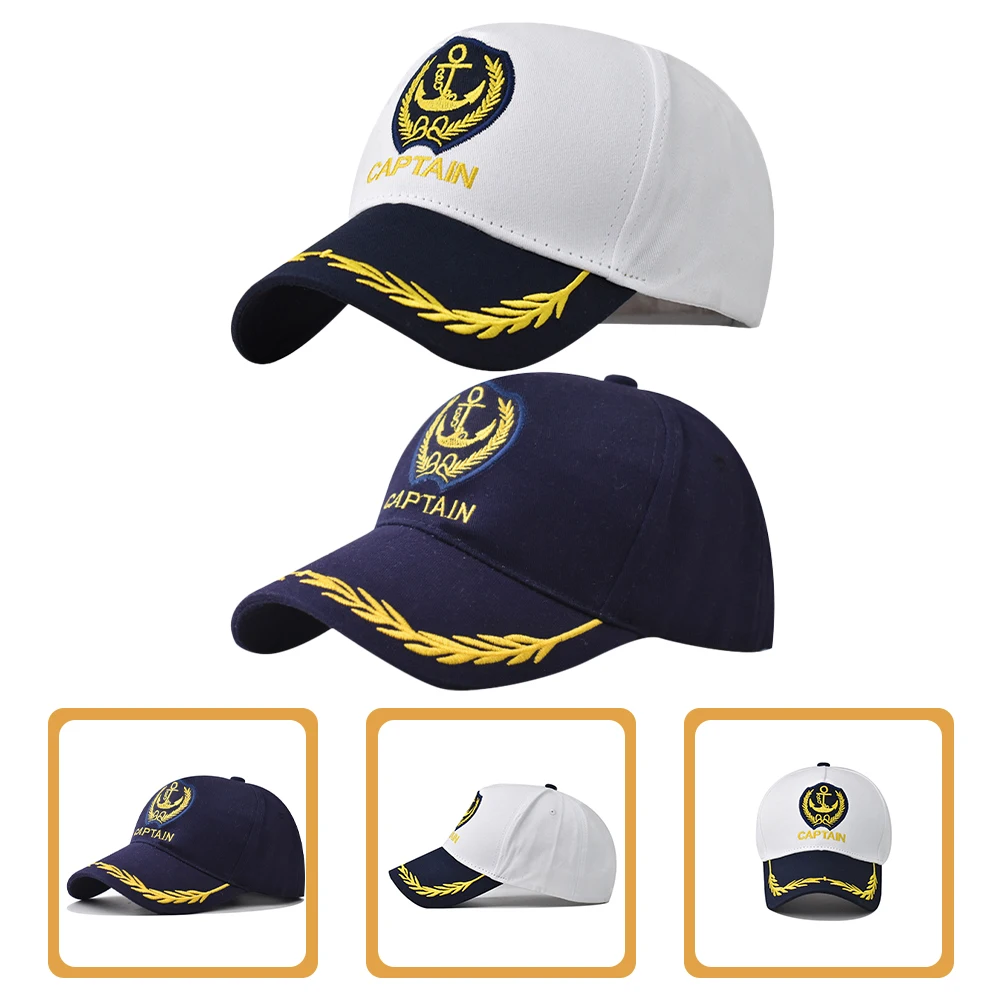 2Pcs Retro Navy Captain Hat Comfortable Cotton Baseball Cap Adjustable Breathable Sun Hat Baseball Cap Caps Caps for Men
2Pcs Retro Navy Captain Hat Comfortable Cotton Baseball Cap Adjustable Breathable Sun Hat Baseball Cap Caps Caps for Men