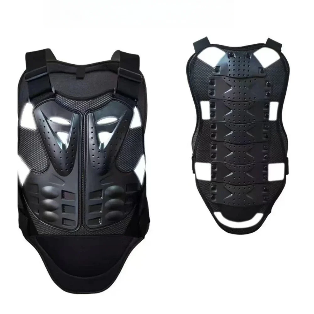 Off-road motorcycle riding protective gear, chest protection, armor, black vest set
Off-road motorcycle riding protective gear, chest protection, armor, black vest set