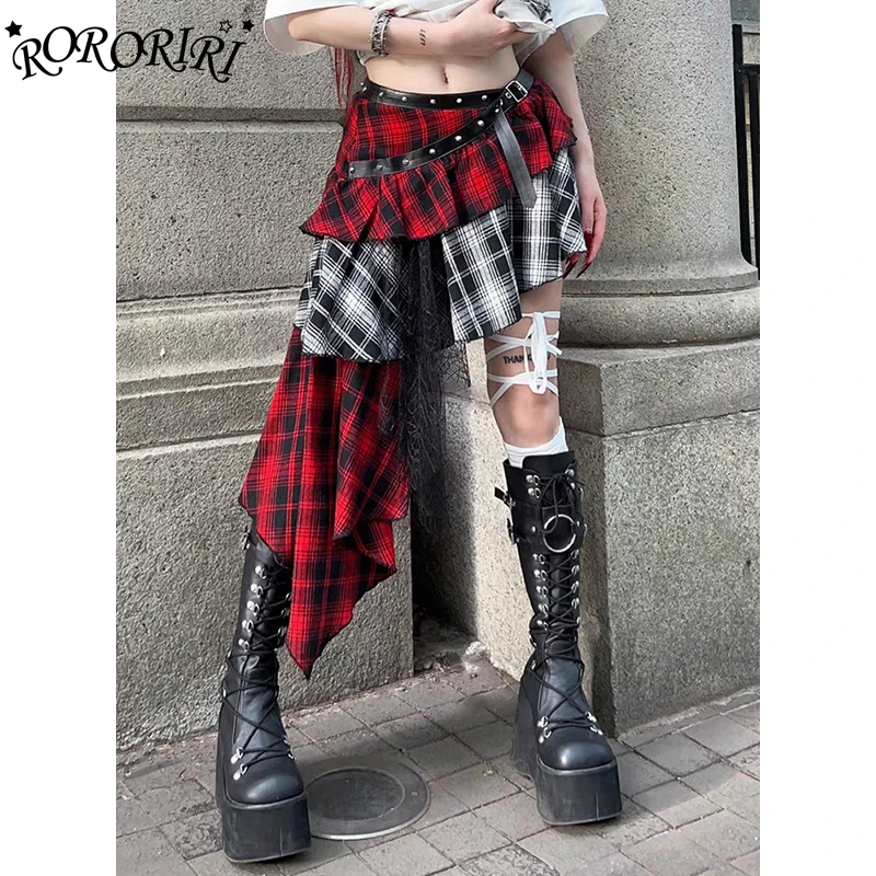 RORORIRI кружевная плед асимметричная юбка женская с заклепками пояс нерегулярные рюши с низкой посадкой мини-юбка винтажный музыкальный фестивальный наряд
RORORIRI кружевная плед асимметричная юбка женская с заклепками пояс нерегулярные рюши с низкой посадкой мини-юбка винтажный музыкальный фестивальный наряд