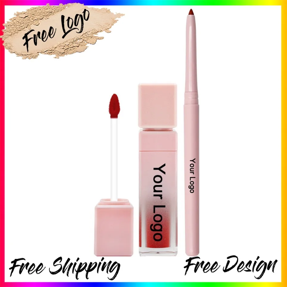 Vegan Matte Waterproof Non Transfer Lip Gloss Lip Liner Set Private Label Lip Kit Wholesale Makeup Custom Logo
Vegan Matte Waterproof Non Transfer Lip Gloss Lip Liner Set Private Label Lip Kit Wholesale Makeup Custom Logo
