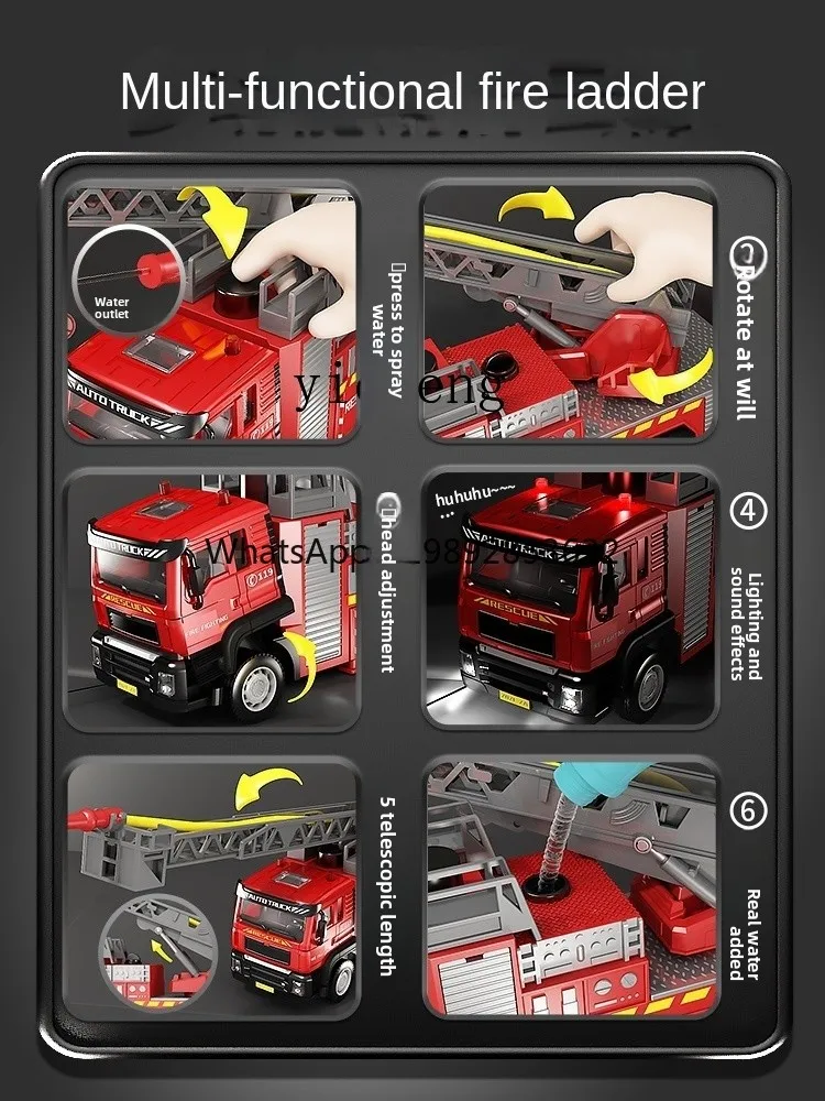 ZZ Alloy Children's Fire Truck Toy Boy Child 3 Suit Car Ambulance Police Car
ZZ Alloy Children's Fire Truck Toy Boy Child 3 Suit Car Ambulance Police Car