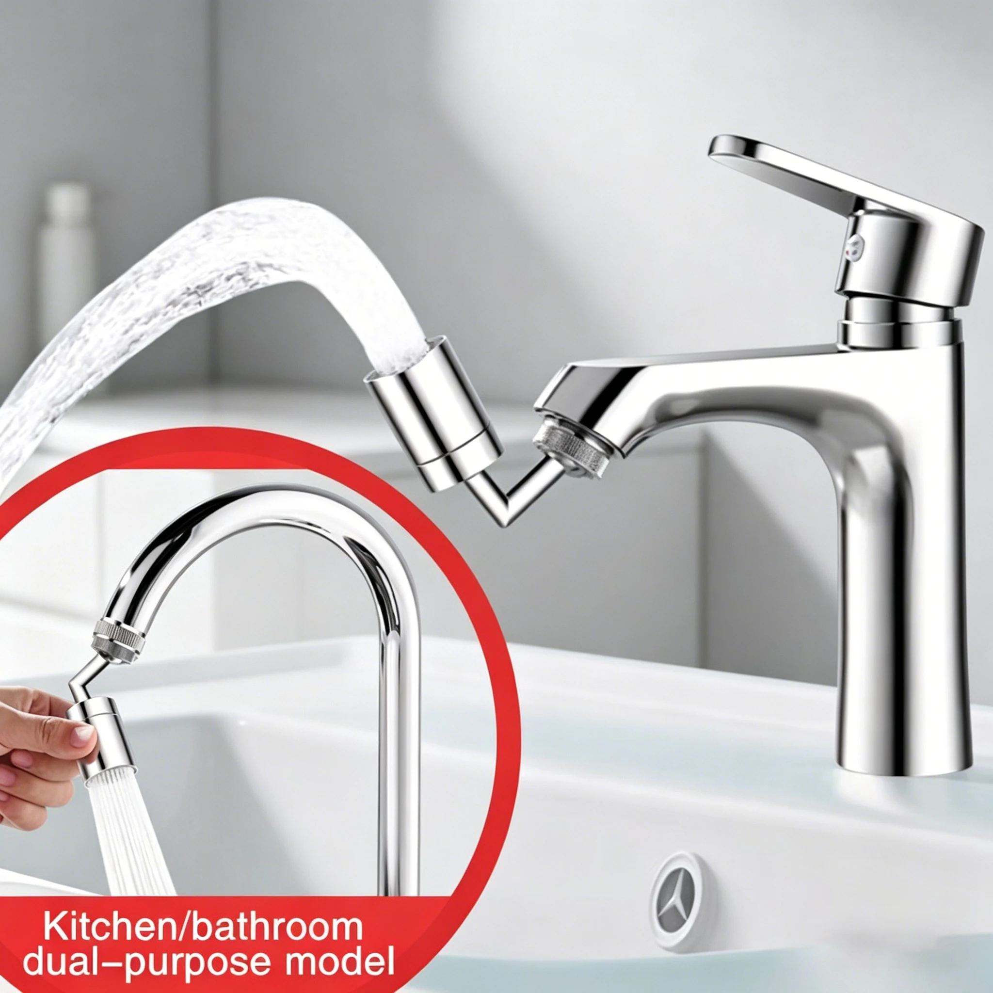 1pcs Universal Kitchen Coper 720 Degree Universal Tap Aerator Splash-proof Swivel Water Saving ABS Plastic Faucet Spray Head Was
1pcs Universal Kitchen Coper 720 Degree Universal Tap Aerator Splash-proof Swivel Water Saving ABS Plastic Faucet Spray Head Was