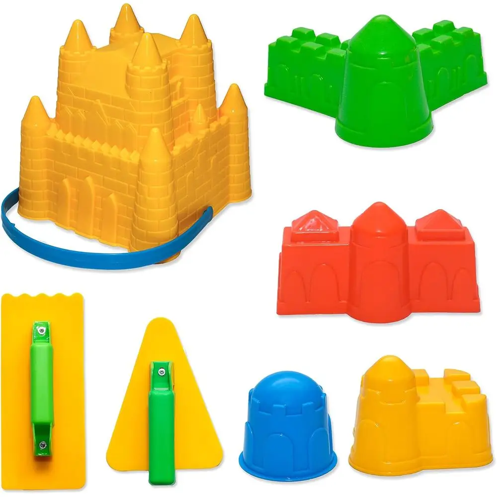 7-Piece Beach Toy Set with Sand Molds, Bucket, and Shovel for Kids' Outdoor Play
7-Piece Beach Toy Set with Sand Molds, Bucket, and Shovel for Kids' Outdoor Play