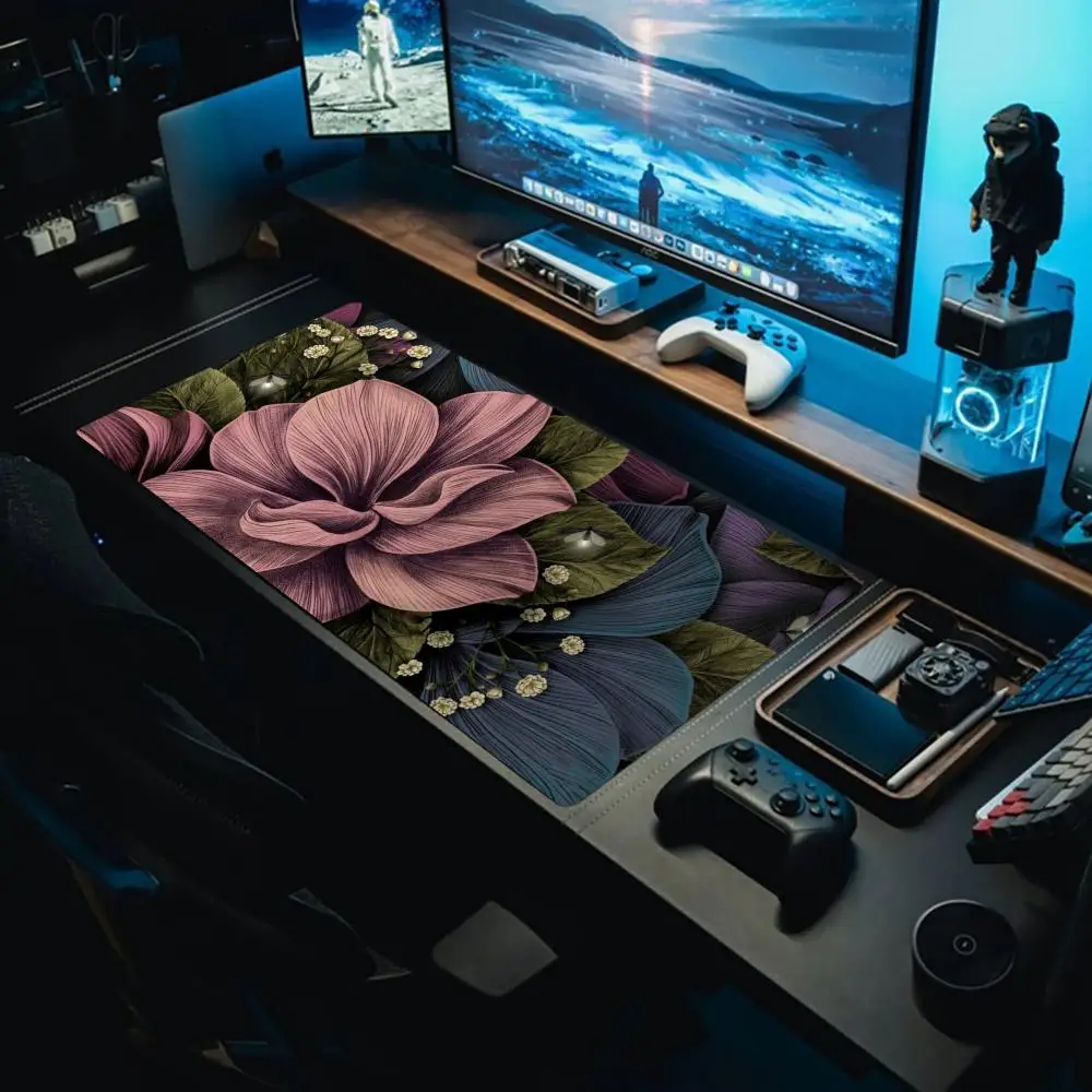 Коврик для мыши с ночным цветком, большой игровой коврик для мыши, клавиатура, геймерский резиновый коврик против морщин, нескользящий нижний игровой коврик для мыши, настольный коврик
Коврик для мыши с ночным цветком, большой игровой коврик для мыши, клавиатура, геймерский резиновый коврик против морщин, нескользящий нижний игровой коврик для мыши, настольный коврик