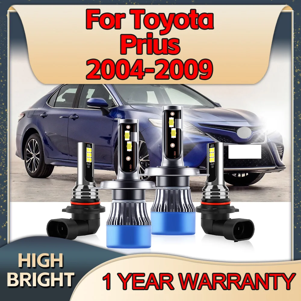 4Pcs Led Bulb Canbus 30000LM H4 9006 HiLo Fog Light 180W Auto Lamps 6000K 12V For Toyota Prius 2004 2005 2006 2007 2008 2009
4Pcs Led Bulb Canbus 30000LM H4 9006 HiLo Fog Light 180W Auto Lamps 6000K 12V For Toyota Prius 2004 2005 2006 2007 2008 2009