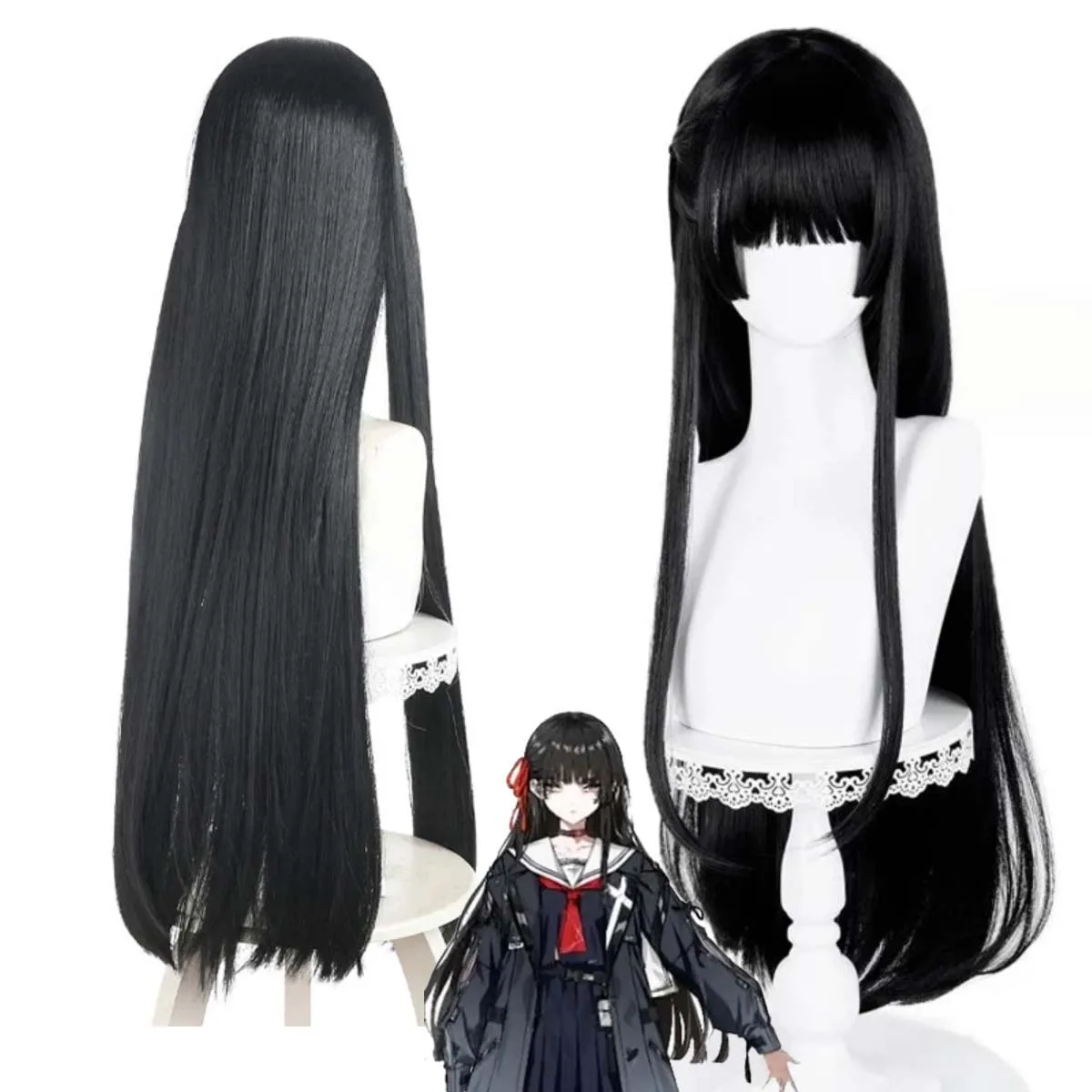 Halloween party Women Game Wuthering Waves Chisa Cosplay Black long Straight hair Wigs
Halloween party Women Game Wuthering Waves Chisa Cosplay Black long Straight hair Wigs