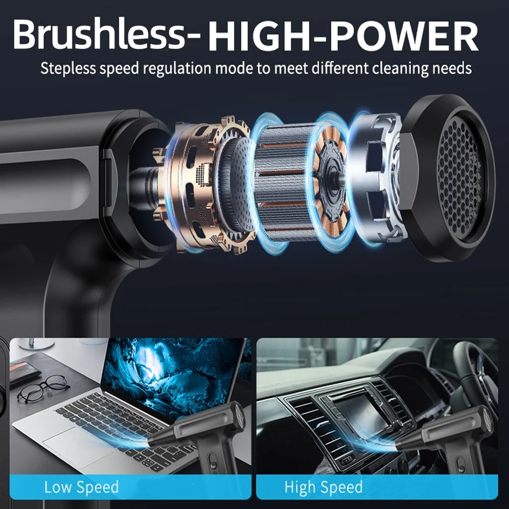 450000 RPM Electric Air Blower Turbo Jet Fan Brushless Motor High-Speed Turbo Violent Fan USB Rechargeable Powerful Dust Blower
450000 RPM Electric Air Blower Turbo Jet Fan Brushless Motor High-Speed Turbo Violent Fan USB Rechargeable Powerful Dust Blower