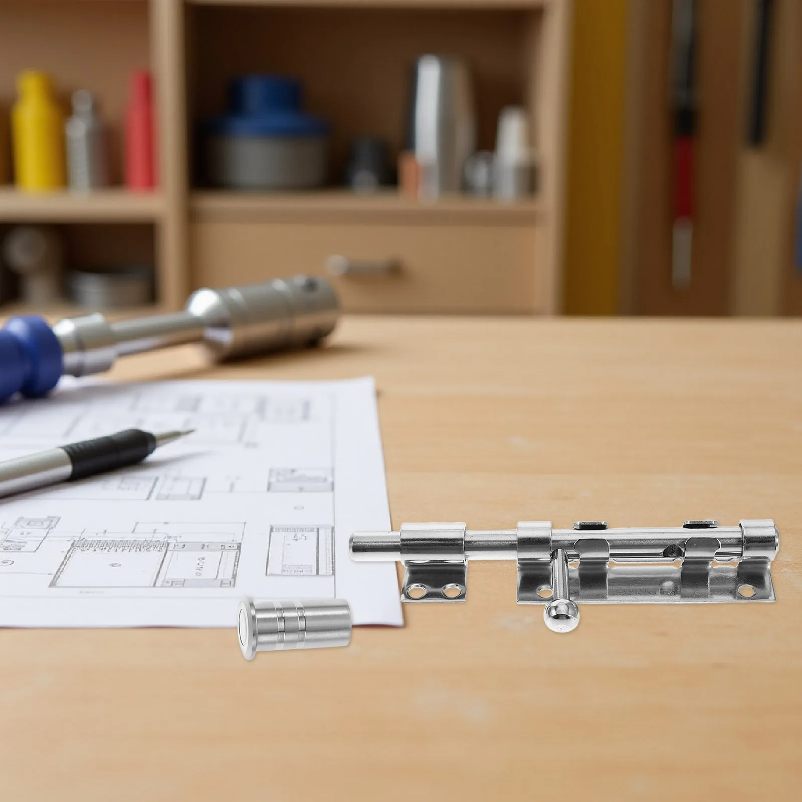 1Set Stainless Steel Slide Bolt Lock Heavy Duty Barrel Latch Padlock Hole for Wooden Fence Shed Door Gate Interior
1Set Stainless Steel Slide Bolt Lock Heavy Duty Barrel Latch Padlock Hole for Wooden Fence Shed Door Gate Interior