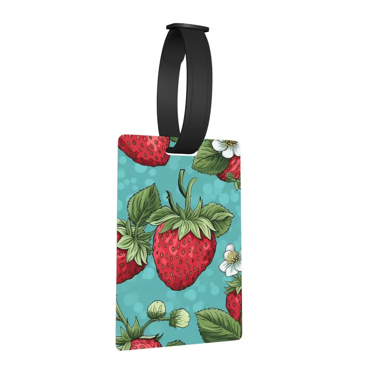 Beautiful Highly Stylized Strawberry With Flowers Pattern Luggage Tags Baggage Boarding Tag Label Holder ID Name Address
Beautiful Highly Stylized Strawberry With Flowers Pattern Luggage Tags Baggage Boarding Tag Label Holder ID Name Address