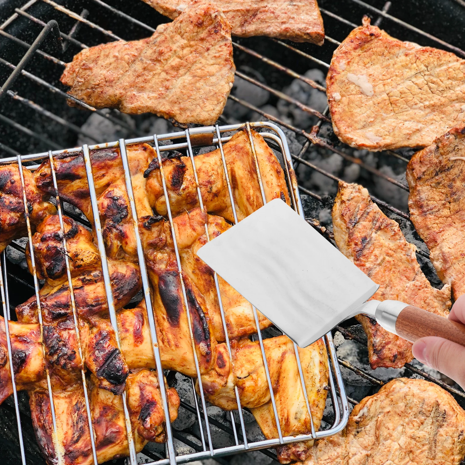 Multipurpose Stainless Steel Frying Spatula Easy Clean Surface Perfect for Professional Home Kitchens Pizza Peel 
Multipurpose Stainless Steel Frying Spatula Easy Clean Surface Perfect for Professional Home Kitchens Pizza Peel
