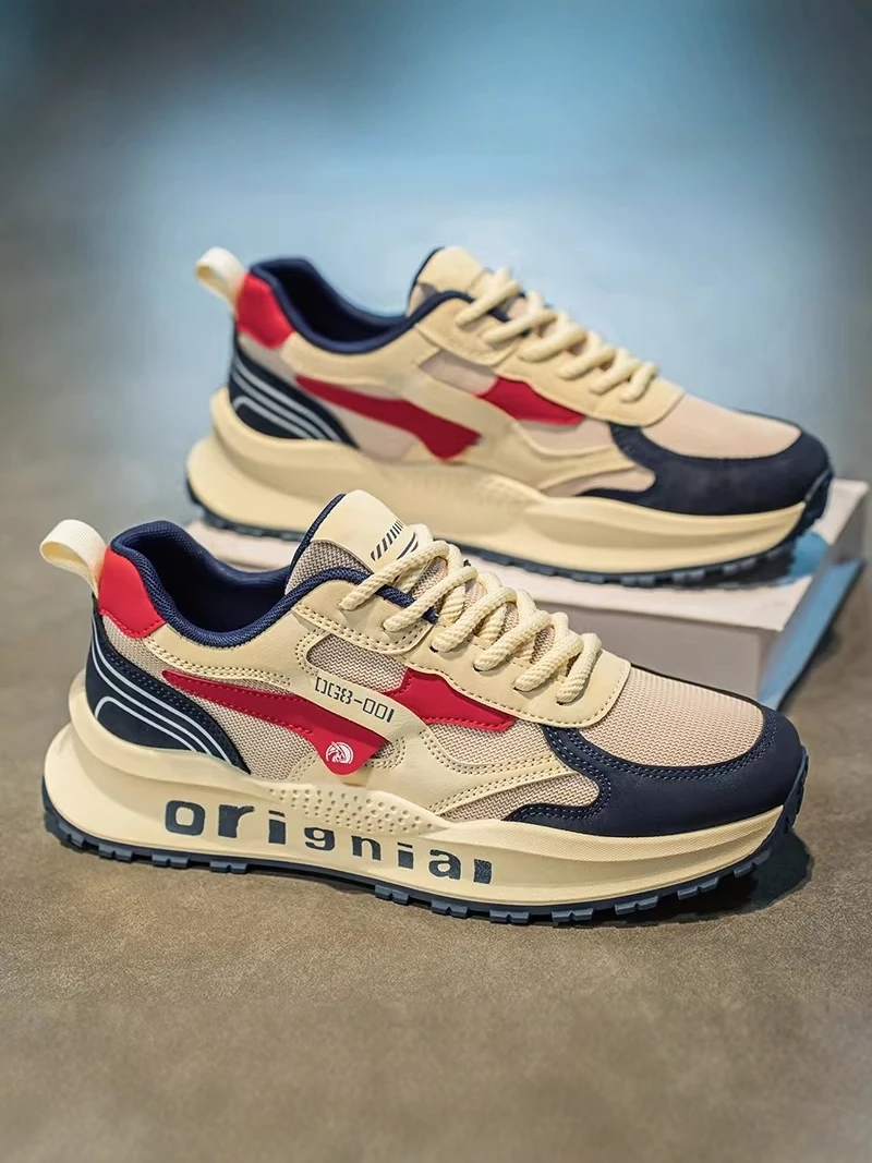 Men's Breathable Running Shoes Summer 2026 Casual Dad Sneakers Thick Bottom Sports Leisure Youth Online Exclusive PU Material
Men's Breathable Running Shoes Summer 2026 Casual Dad Sneakers Thick Bottom Sports Leisure Youth Online Exclusive PU Material