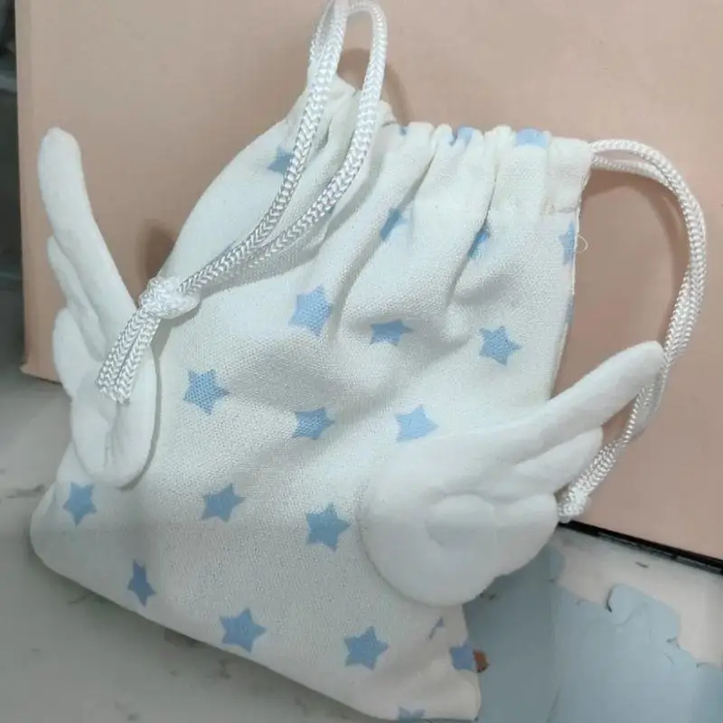 Korean Y2K Star Pattern Canvas Drawstring Bag With Wing Portable Bundle Pocket Cosmetics Bag Dustproof Stationery Storage Bag
Korean Y2K Star Pattern Canvas Drawstring Bag With Wing Portable Bundle Pocket Cosmetics Bag Dustproof Stationery Storage Bag