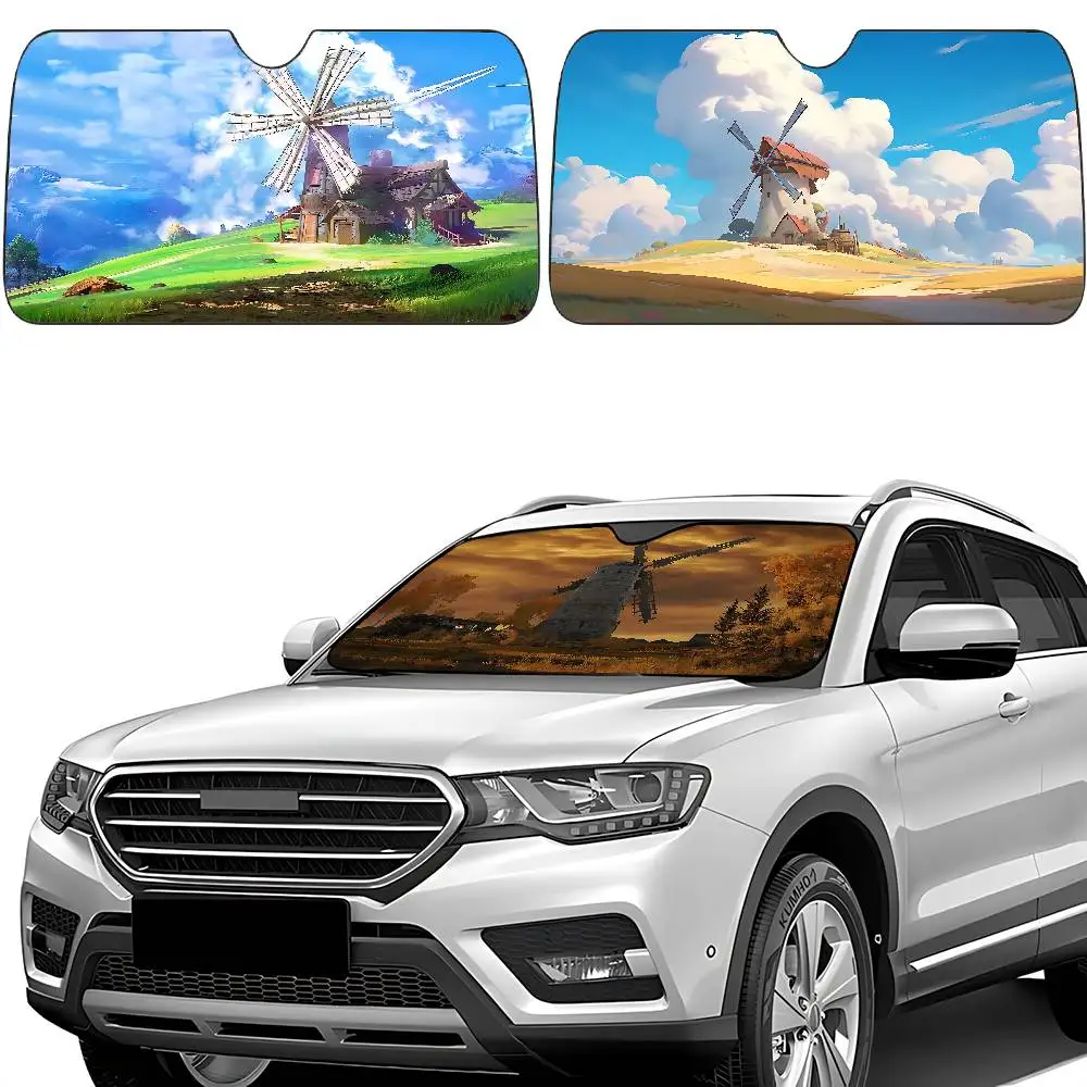 Солнцезащитный козырек с ветряной мельницей, козырек на лобовое стекло, козырек на переднее окно 70x130 см, солнцезащитный козырек, солнечная защита, клетчатый подарок, новинка, автомобиль
Солнцезащитный козырек с ветряной мельницей, козырек на лобовое стекло, козырек на переднее окно 70x130 см, солнцезащитный козырек, солнечная защита, клетчатый подарок, новинка, автомобиль