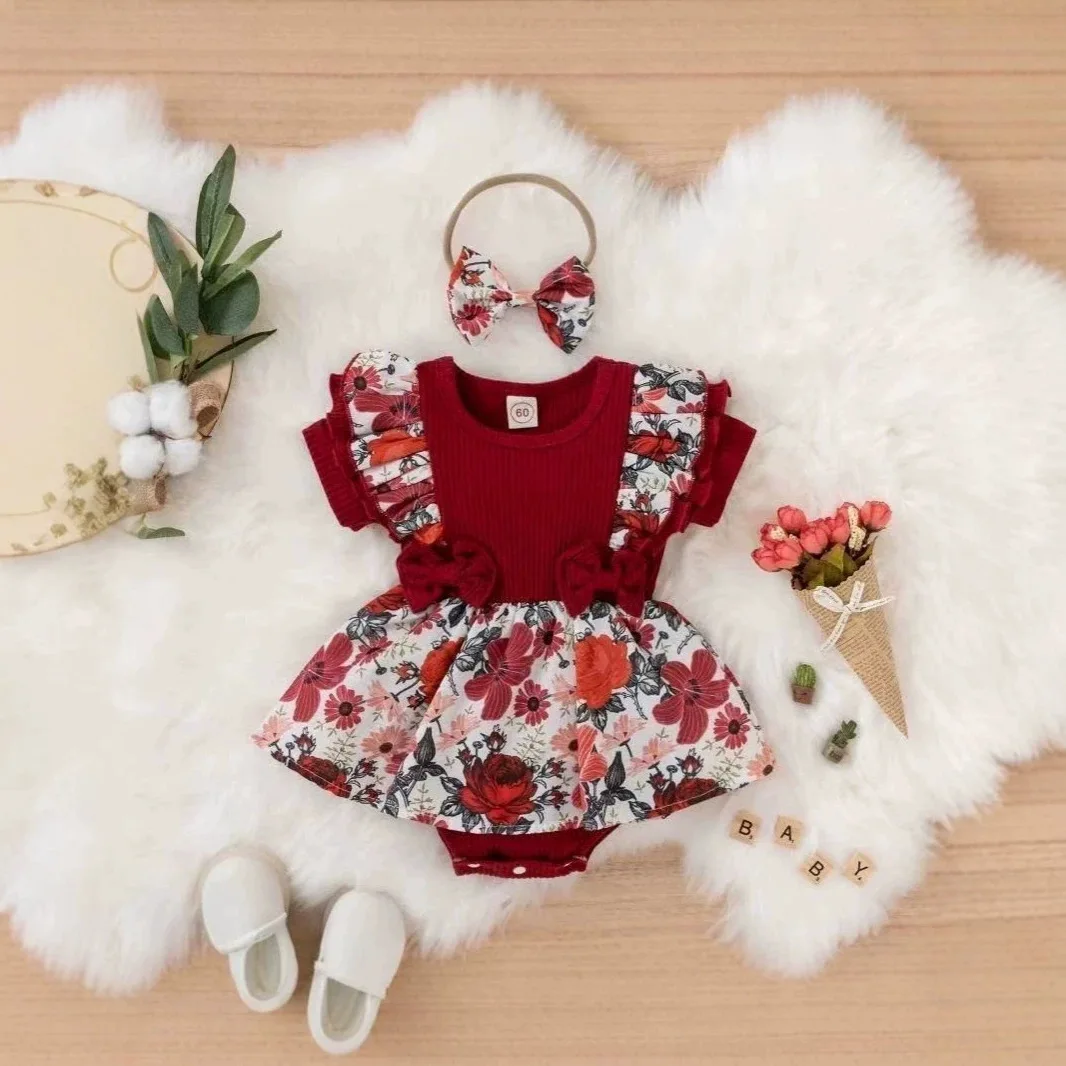 2026 Summer Baby Girl Dress With Bowknot Striped Jumpsuit Cotton Dress For Newborn Floral Clothes Baby Crawling Clothes
2026 Summer Baby Girl Dress With Bowknot Striped Jumpsuit Cotton Dress For Newborn Floral Clothes Baby Crawling Clothes