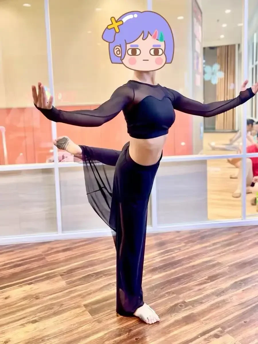 Modern Contemporary Lyrical Dance Dance Suit Women Elegant Classical Practice Mesh Tops Pants Suit Ballet Performance
Modern Contemporary Lyrical Dance Dance Suit Women Elegant Classical Practice Mesh Tops Pants Suit Ballet Performance