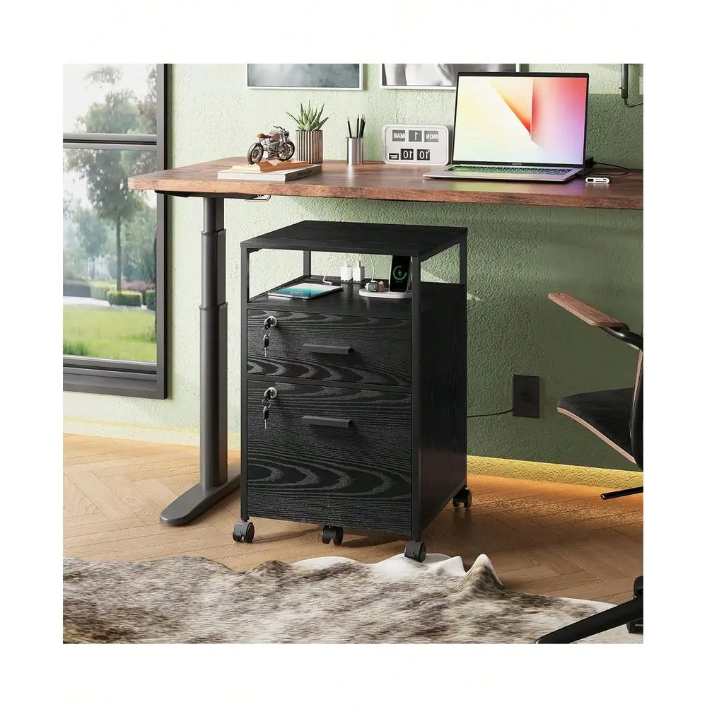 File Cabinet, Mobile Printer Stand With Open Storage Shelf, Wood Filing Cabinet For Home Office
File Cabinet, Mobile Printer Stand With Open Storage Shelf, Wood Filing Cabinet For Home Office