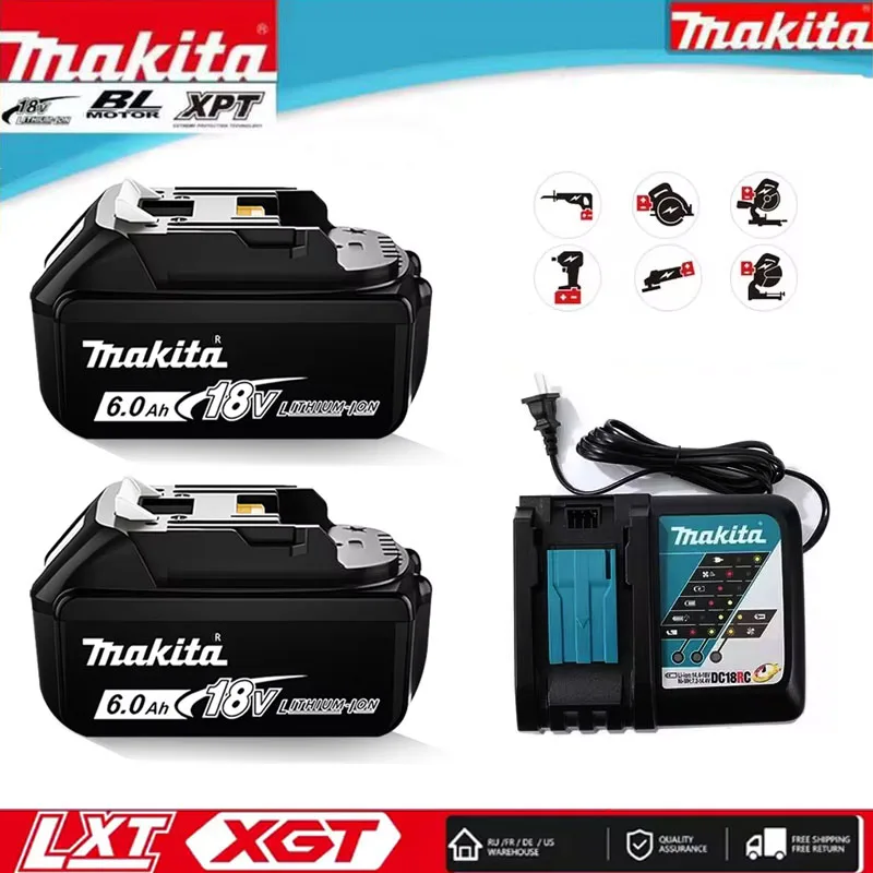 original makita Battery 6Ah/5Ah 18v makita battery lxt BL1830B BL1850B BL1850 BL1840 BL1860 BL1815 Replacement Lithium Battery
original makita Battery 6Ah/5Ah 18v makita battery lxt BL1830B BL1850B BL1850 BL1840 BL1860 BL1815 Replacement Lithium Battery