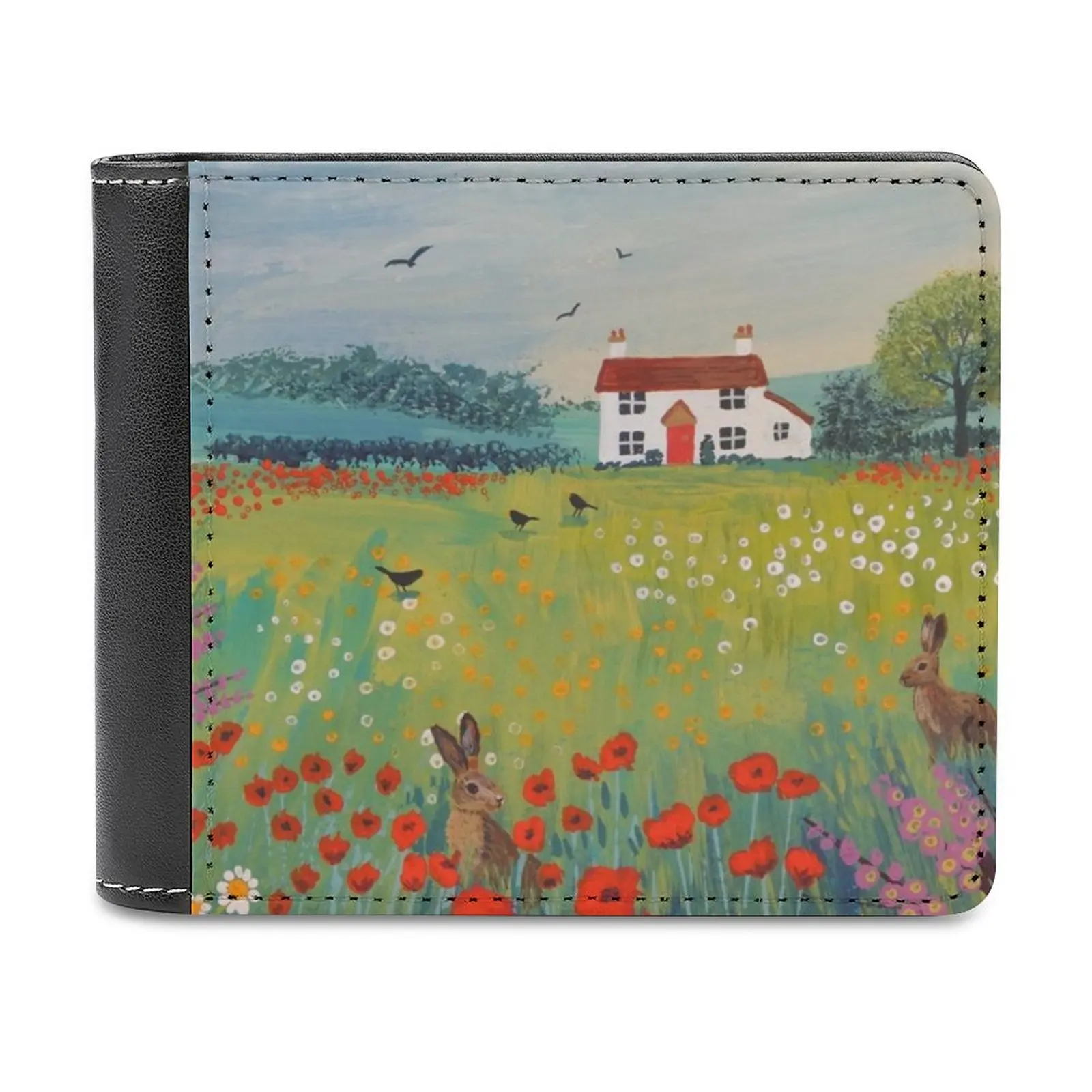 The House By Summer Meadow Men's Wallet Leisure Travel Lightweight Portable Wallets Short Style Male Purse Landscapes England
The House By Summer Meadow Men's Wallet Leisure Travel Lightweight Portable Wallets Short Style Male Purse Landscapes England