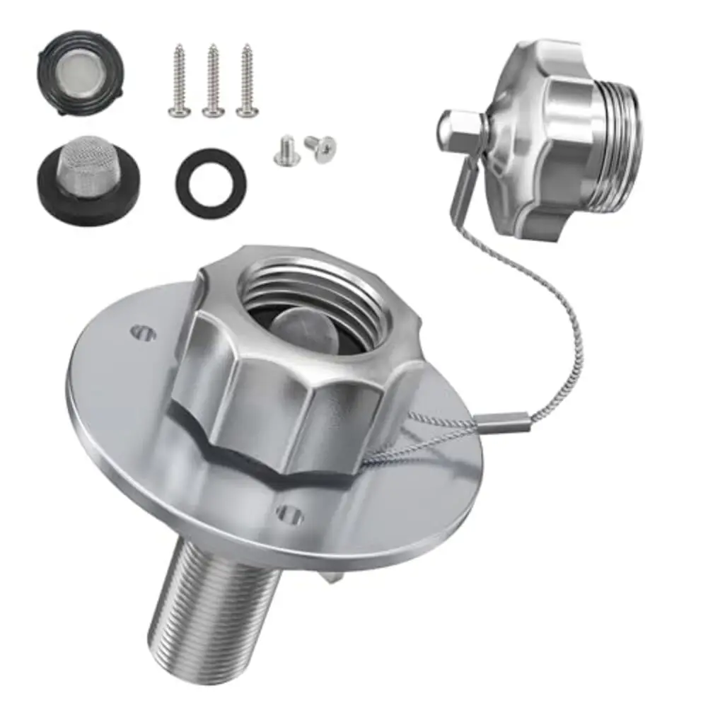 Water Inlet Valve Check Valve Compatible With 3 4 GHT Easy Installation Effective Dust Cap Outdoor Water Supply