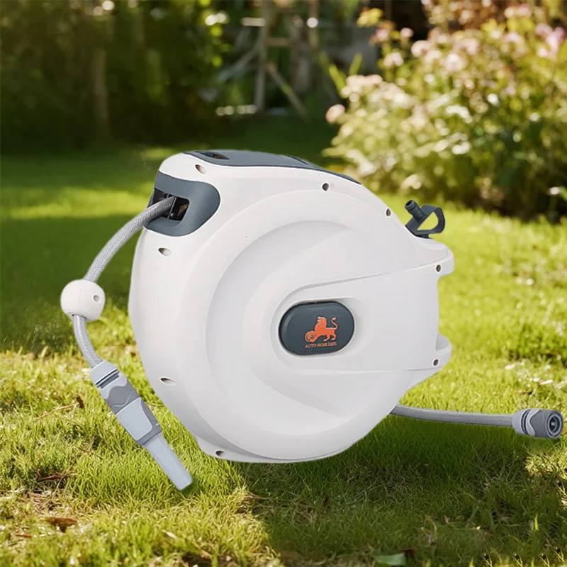 10m/15m Wall Mounted Hose Reel Automatic Retractable 180 Degree Rotating Industrial Garden Hose Storage Reel
10m/15m Wall Mounted Hose Reel Automatic Retractable 180 Degree Rotating Industrial Garden Hose Storage Reel