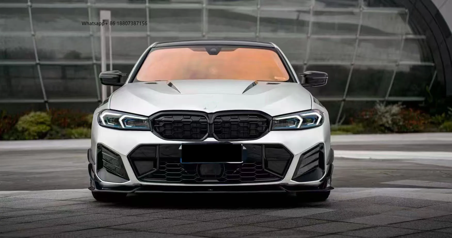 for 3 Series G20 Carbon Fiber Front Lip Wind Knife Bumper with Exhaust Cut-Outs Bolt-On
for 3 Series G20 Carbon Fiber Front Lip Wind Knife Bumper with Exhaust Cut-Outs Bolt-On