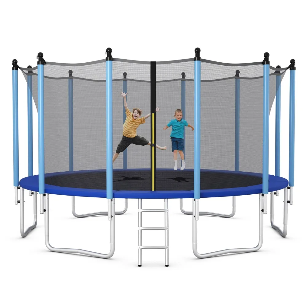 16FT Jumping Exercise Recreational Bounce Trampoline for Kids W/Safety Enclosure
16FT Jumping Exercise Recreational Bounce Trampoline for Kids W/Safety Enclosure
