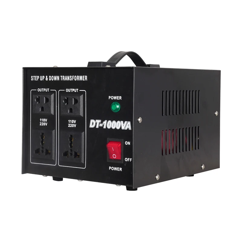 DT-1000W Single-Phase 110V To 220V Power Transformer 50Hz Frequency Step-Up And Step-Down For Household Appliances
DT-1000W Single-Phase 110V To 220V Power Transformer 50Hz Frequency Step-Up And Step-Down For Household Appliances