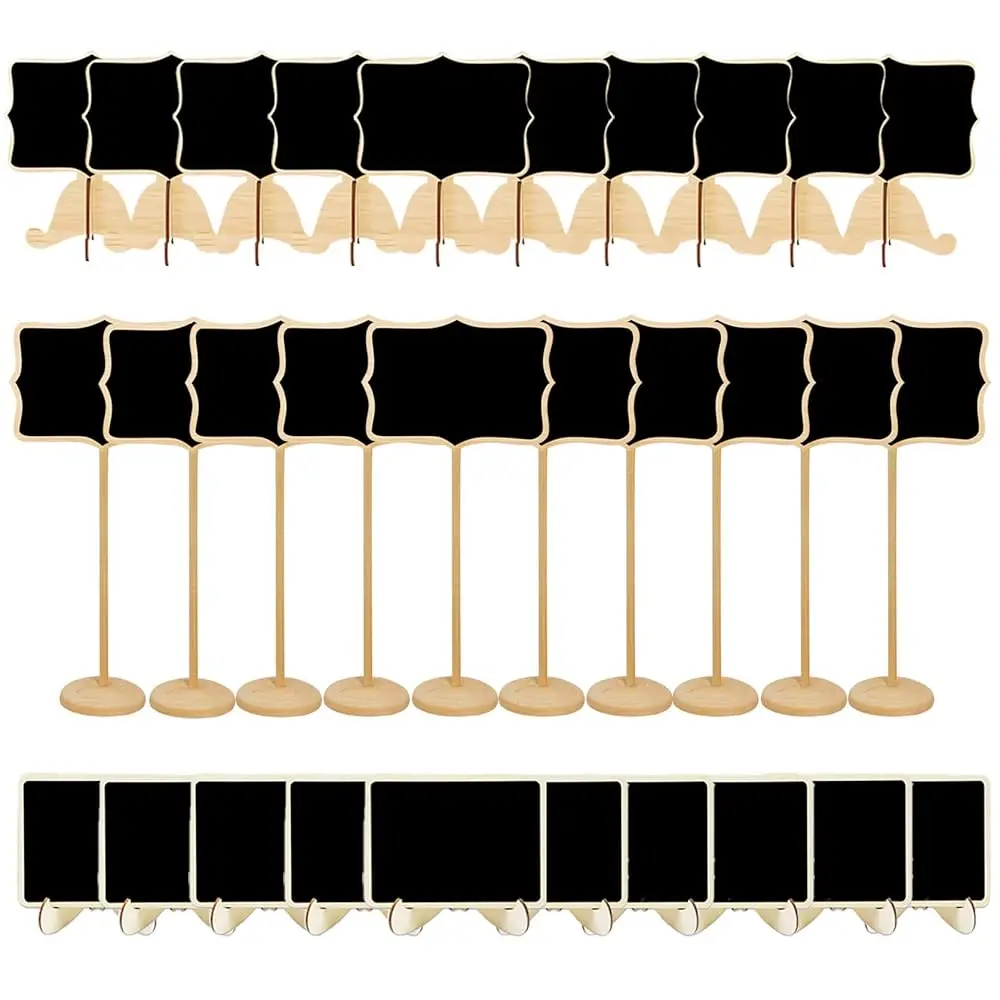 Food Signs For Party Buffet Wood Mini Chalkboard Signs With Easel Stand 30 Pa Small Blackboard For Weddings, Birthday Parties 
Food Signs For Party Buffet Wood Mini Chalkboard Signs With Easel Stand 30 Pa Small Blackboard For Weddings, Birthday Parties