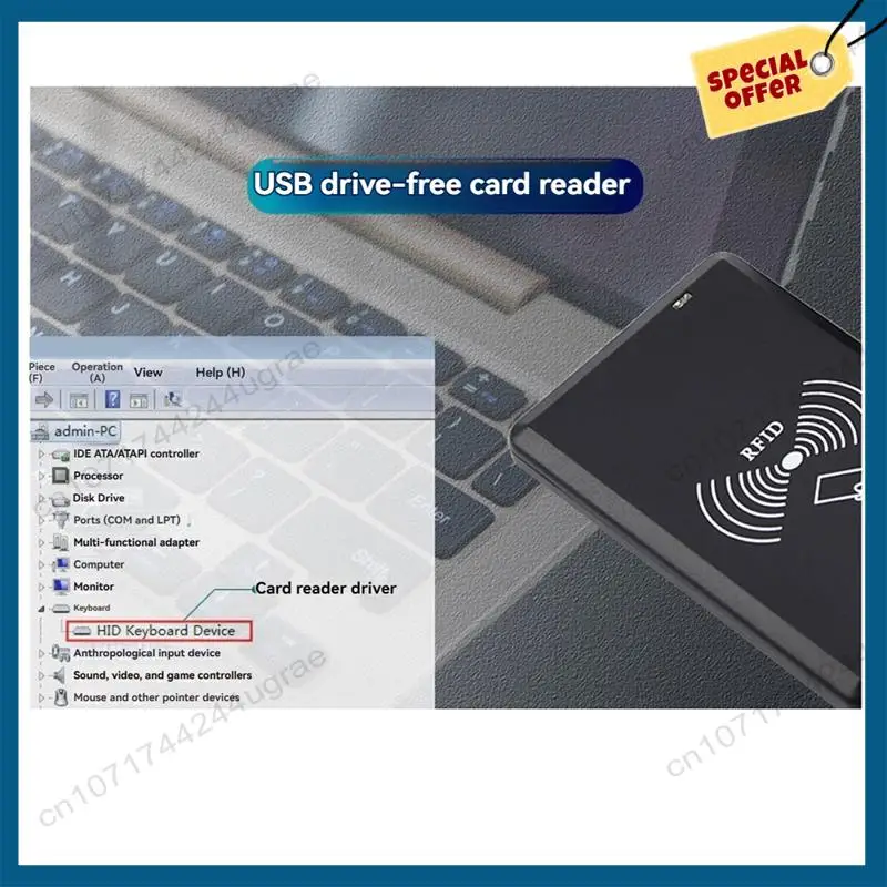 -A15I USB RFID-считыватель 125 кГц EM4100 TK4001 ID Бесконтактная чувствительность Устройство чтения смарт-карт Поддержка оконной системы
-A15I USB RFID-считыватель 125 кГц EM4100 TK4001 ID Бесконтактная чувствительность Устройство чтения смарт-карт Поддержка оконной системы